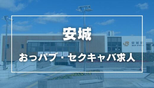 安城のガチで稼げるおっパブ・セクキャバ求人まとめ【愛知】