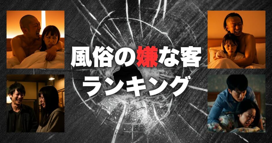 風俗嬢が嫌いなクソ客ランキング【10選】