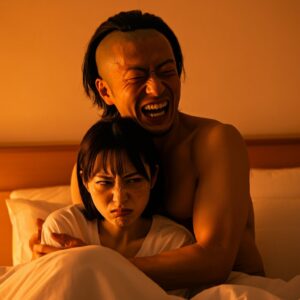 抱きしめる男性と嫌がる女性